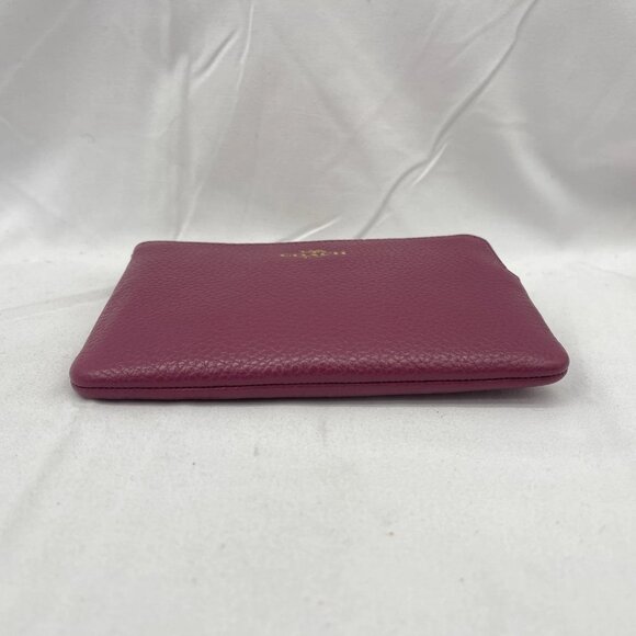 NEW COACH Women’s Corner Zip Wristlet CP483 Pebble Leather Pink – NWT - Picture 5 of 10